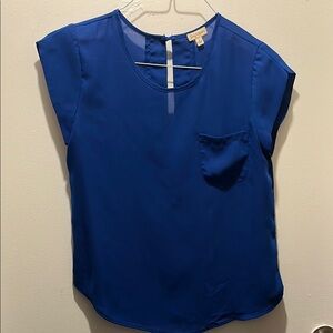 Blue Women's Top - S